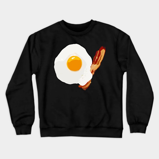 Bacon and Egg Crewneck Sweatshirt by ElviaMontemayor